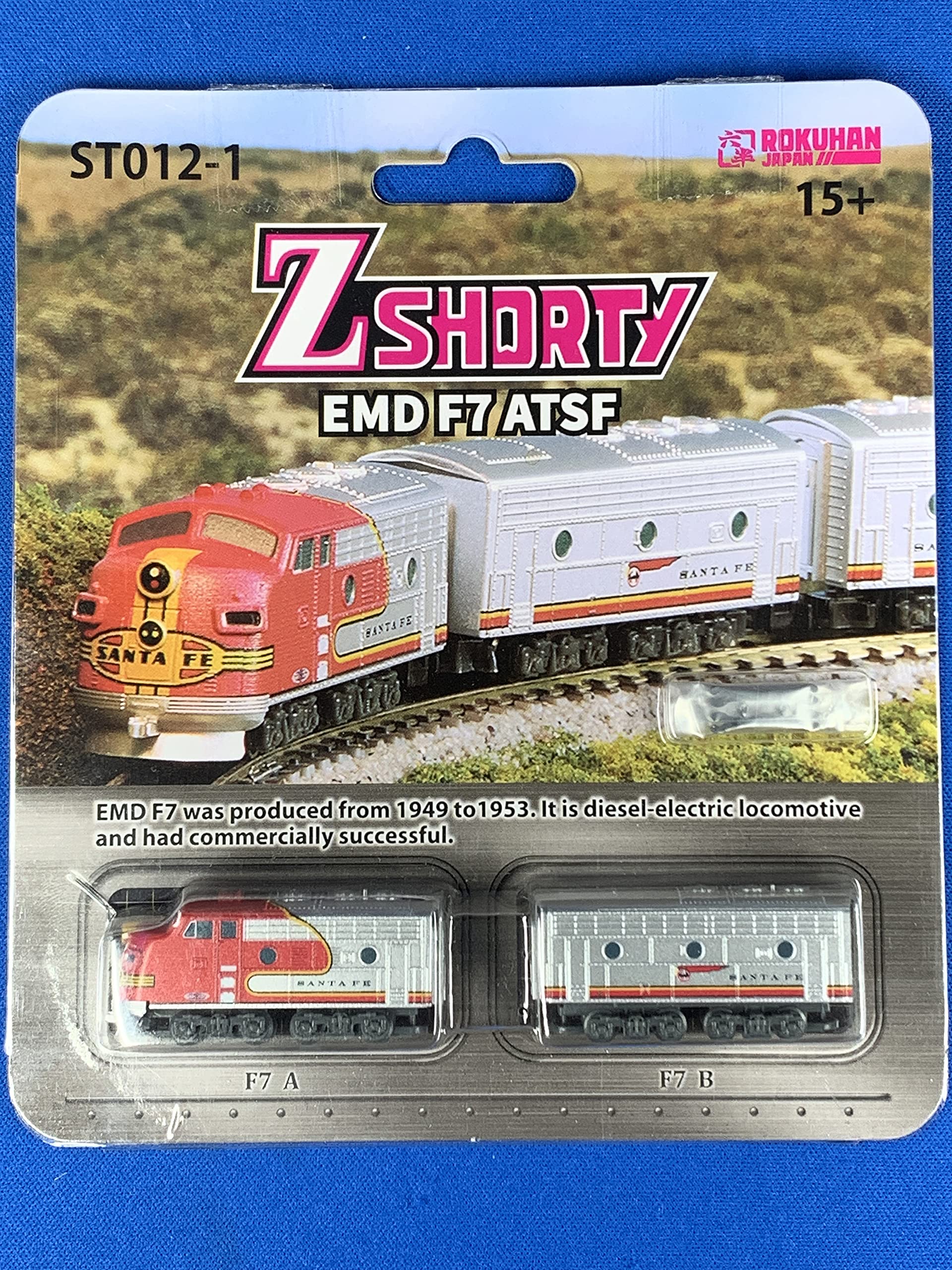 Amazon | ロクハン Zゲージ Zショーティー EMD F7 ATSF ST012-1 鉄道
