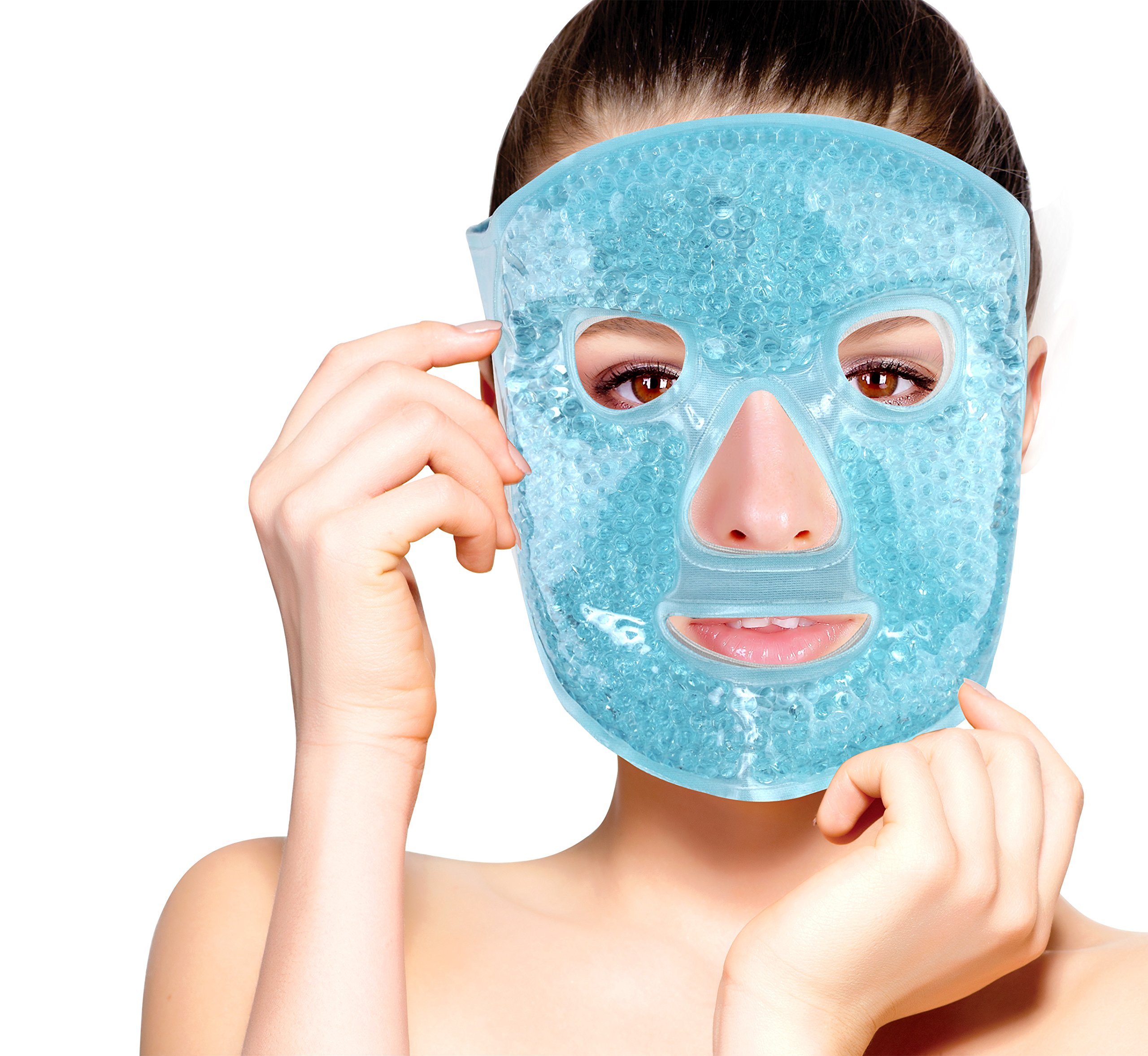 Amazon.com: Hot and Cold Therapy Gel Bead Full Facial Mask by FOMI