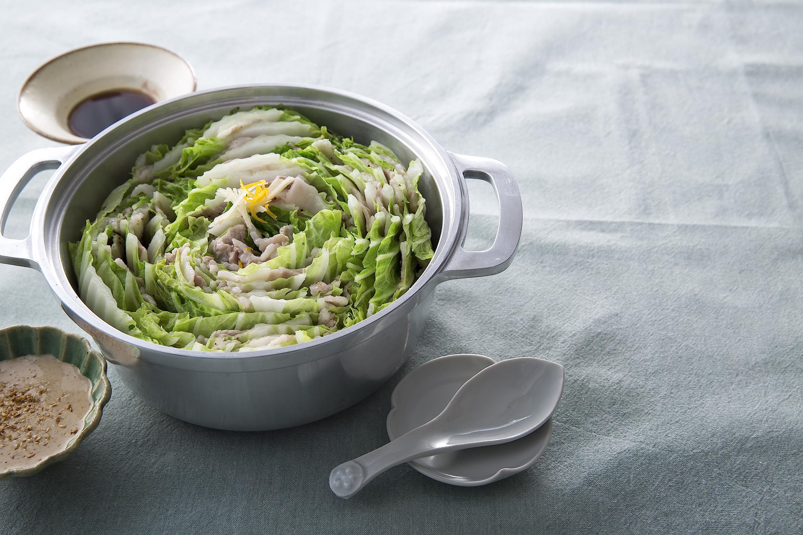 Amazon | 無水鍋 無水 鍋 両手鍋 18cm 日本製 無水調理 アルミ