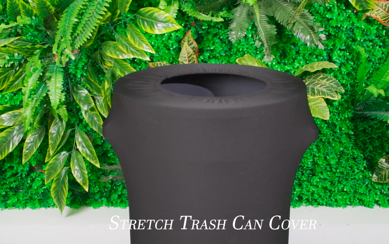 Amazon.com: Tanlade 32 Gallon Stretch Trash Can Cover Outdoor