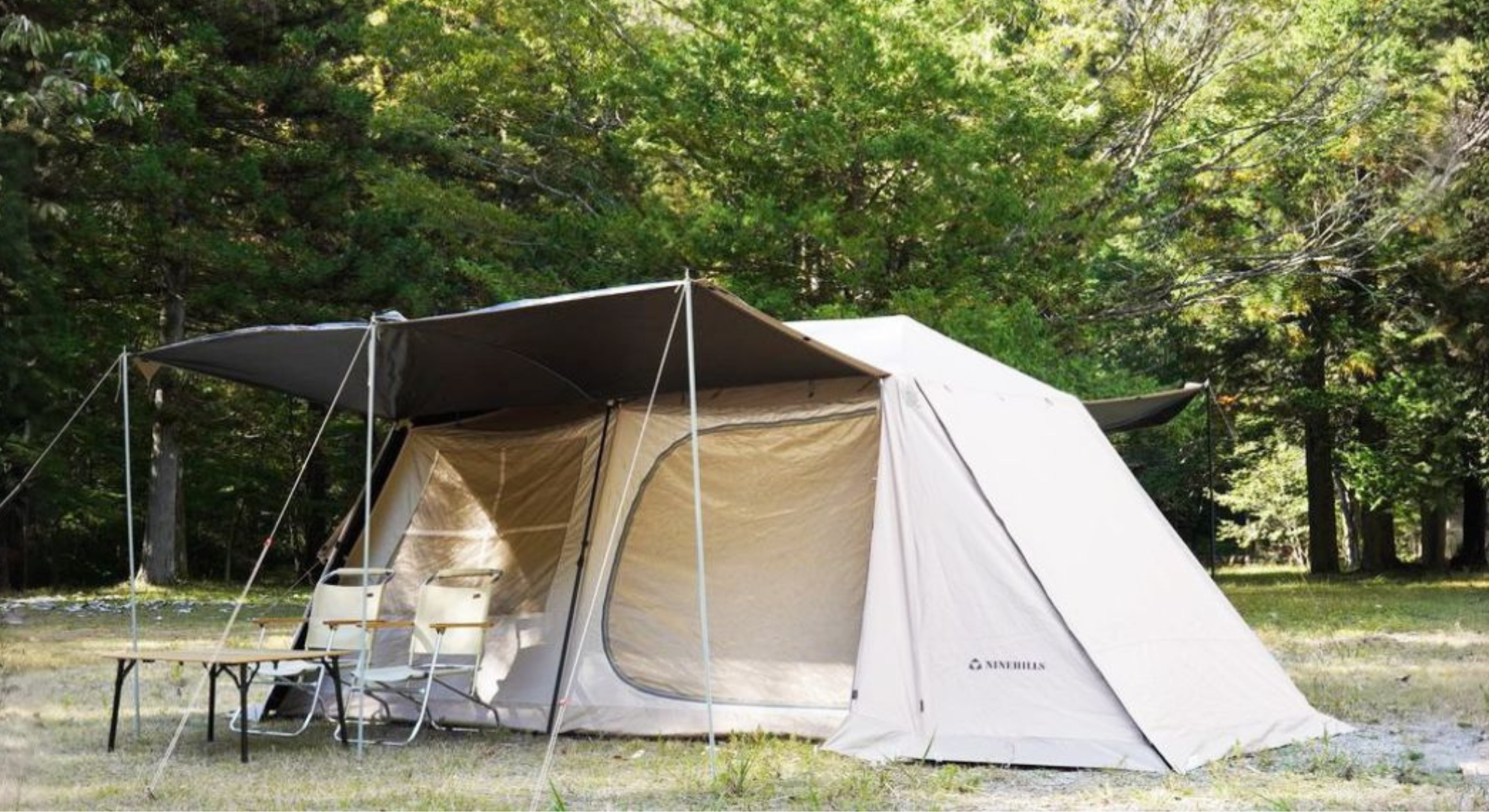 Amazon.co.jp: NINEHILLS(ナインヒルズ) ワンタッチ ロッジ型テント
