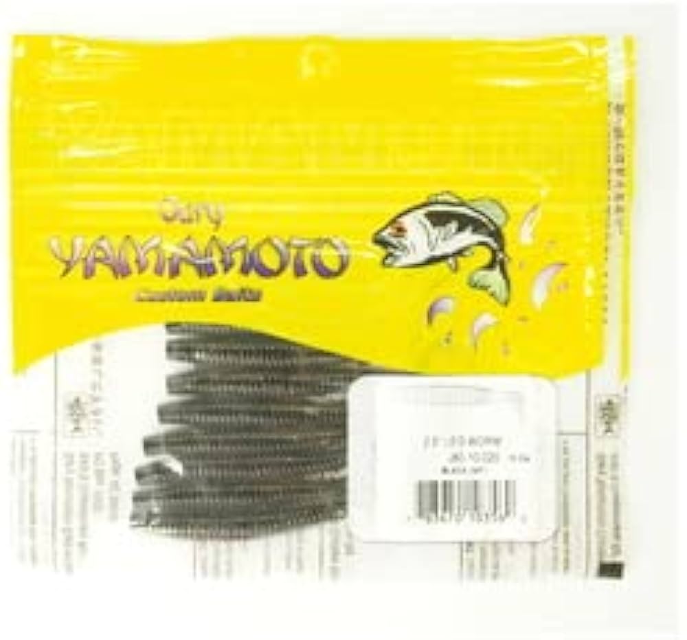 Amazon.co.jp: ゲーリーヤマモト レッグワーム2.5” 020ブラック