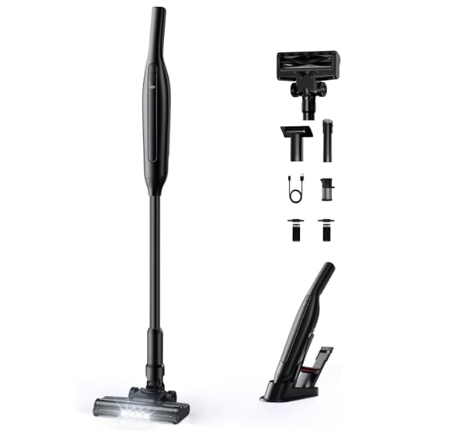 Amazon | 掃除機 コードレス 【2026新登場】70KPa超強力吸引&自立式