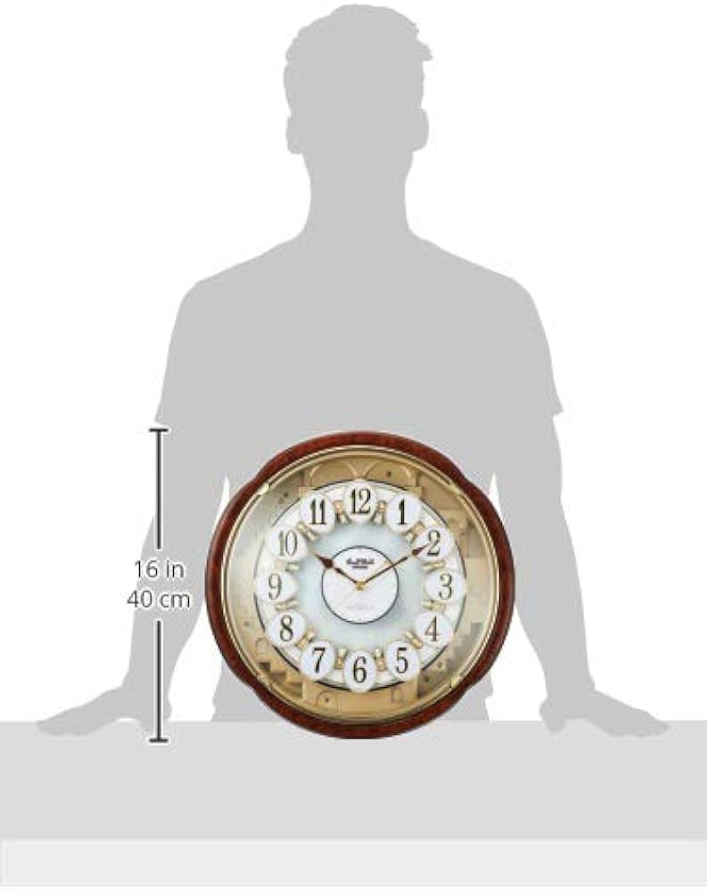 Amazon.co.jp: リズム(RHYTHM) 掛け時計 電波 アナログ からくり