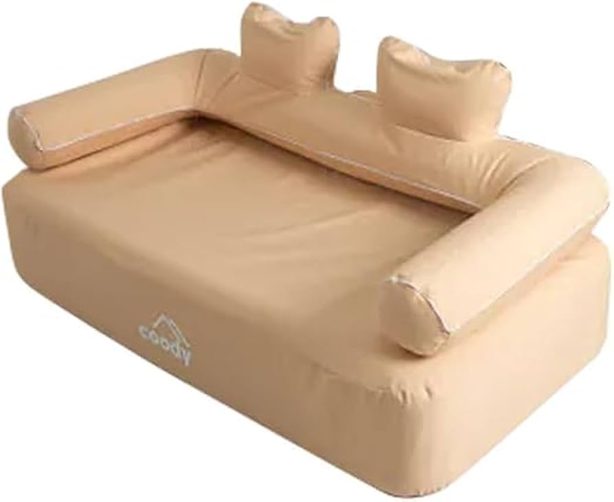 Amazon.co.jp: coody エアソファー (ベージュ) : スポーツ＆アウトドア