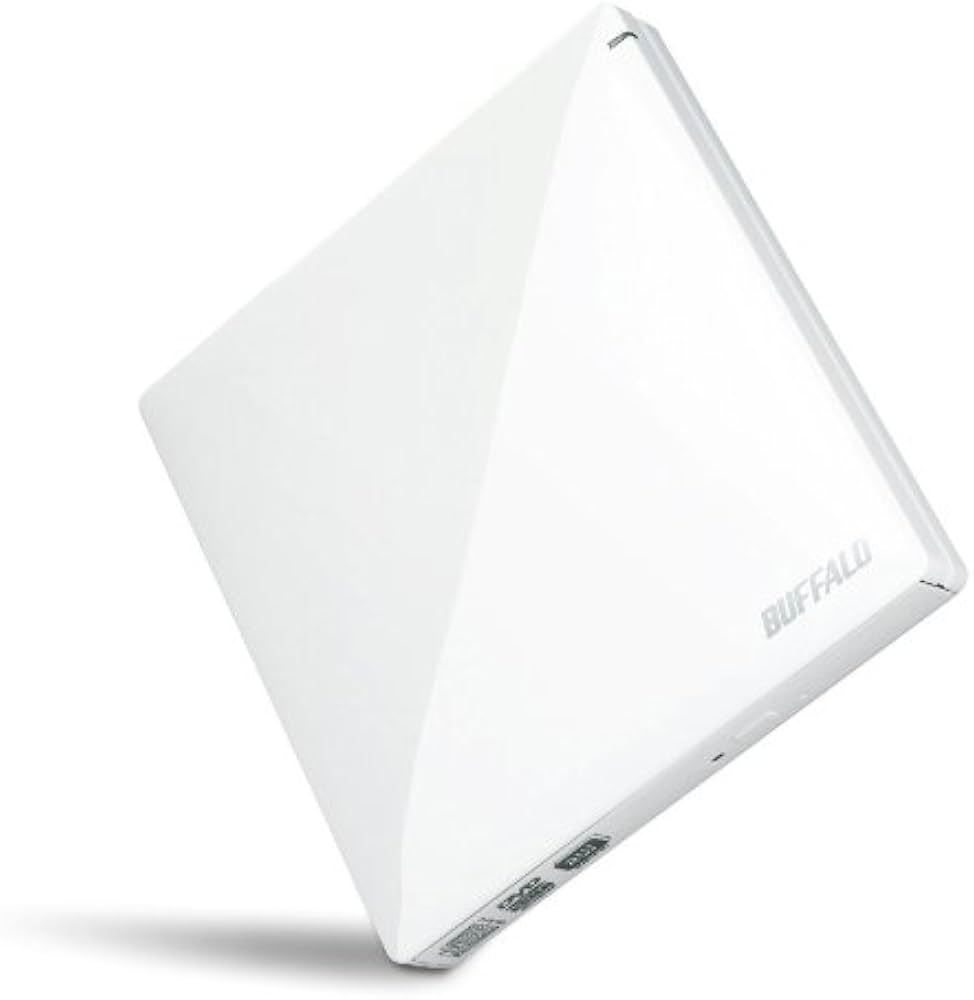 BUFFALO CD/DVDプレーヤー ホワイト BUFFALO CD/DVDプレーヤー