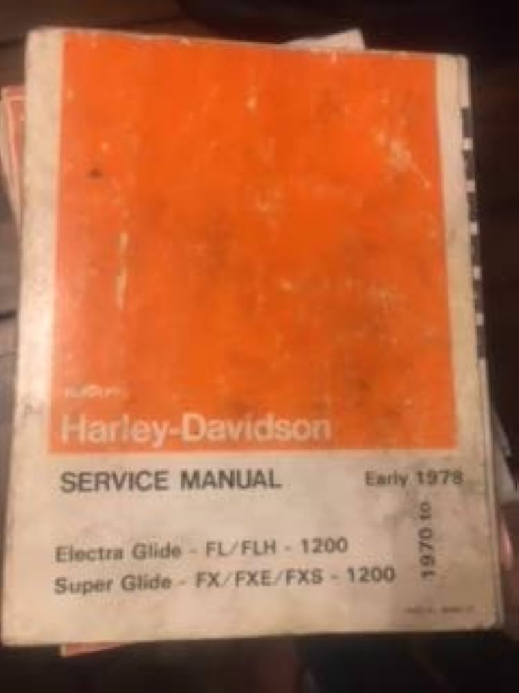 Amazon.com: Harley-Davidson Motorcycle Service Manual 1970-1978