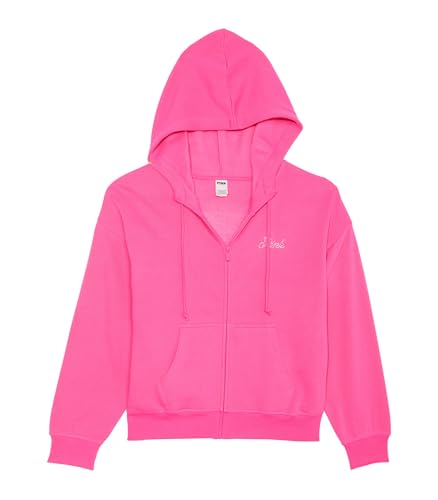 Amazon.com: Victoria's Secret Women's PINK Logo Full Zip-up