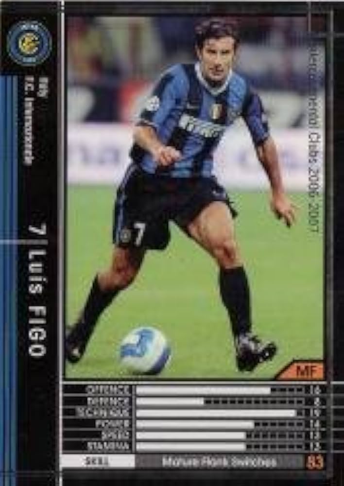 Amazon.co.jp: WCCF/06-07/インテル/黒/313/ルイス・フィーゴ