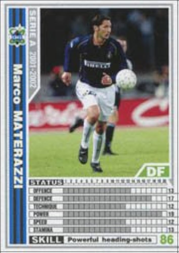 Amazon.co.jp: WCCF/01-02/インテル/白/084/マルコ・マテラッツィ