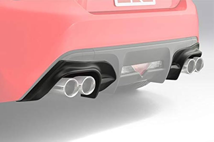 Amazon | TRD マフラーガーニッシュ ハチロク ZN6 16/07~ 除くTRDリヤ