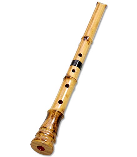 Amazon | 蝴蝶宝 尺八 合竹 曲管 節あり 継ぎ手あり 1尺6寸 1尺7寸 1尺