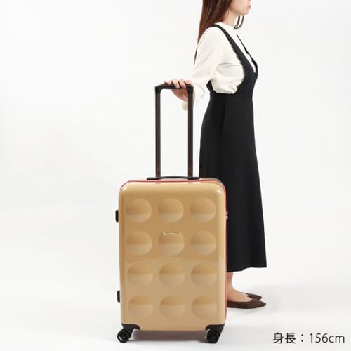 Amazon | ツモリチサト 新ネコドット 四輪キャリーケース 58L グリーン