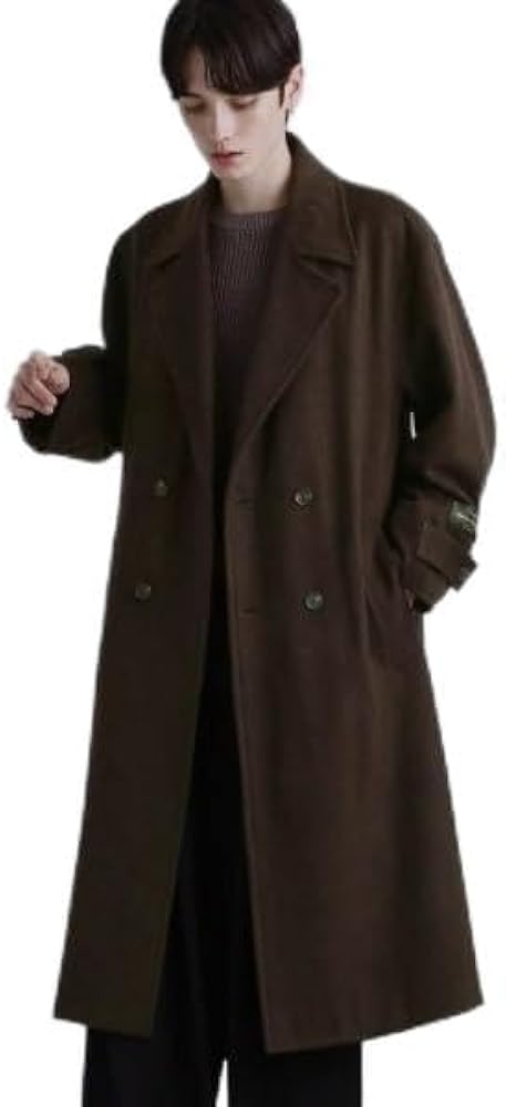 Amazon | [ティーケー タケオキクチ] ダブルオーバーチェスターコート