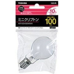 Amazon | 東芝ライテック ミニクリプトン電球 E17 100W形