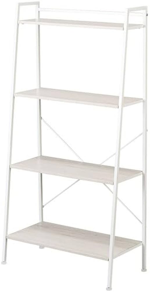 Amazon｜ニトリ(NITORI) スチールラダーシェルフ 4段 YB62125 ホワイト