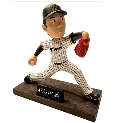 ボブルヘッドフィギュア 佐藤輝明選手 2025 阪神タイガース 藤川監督