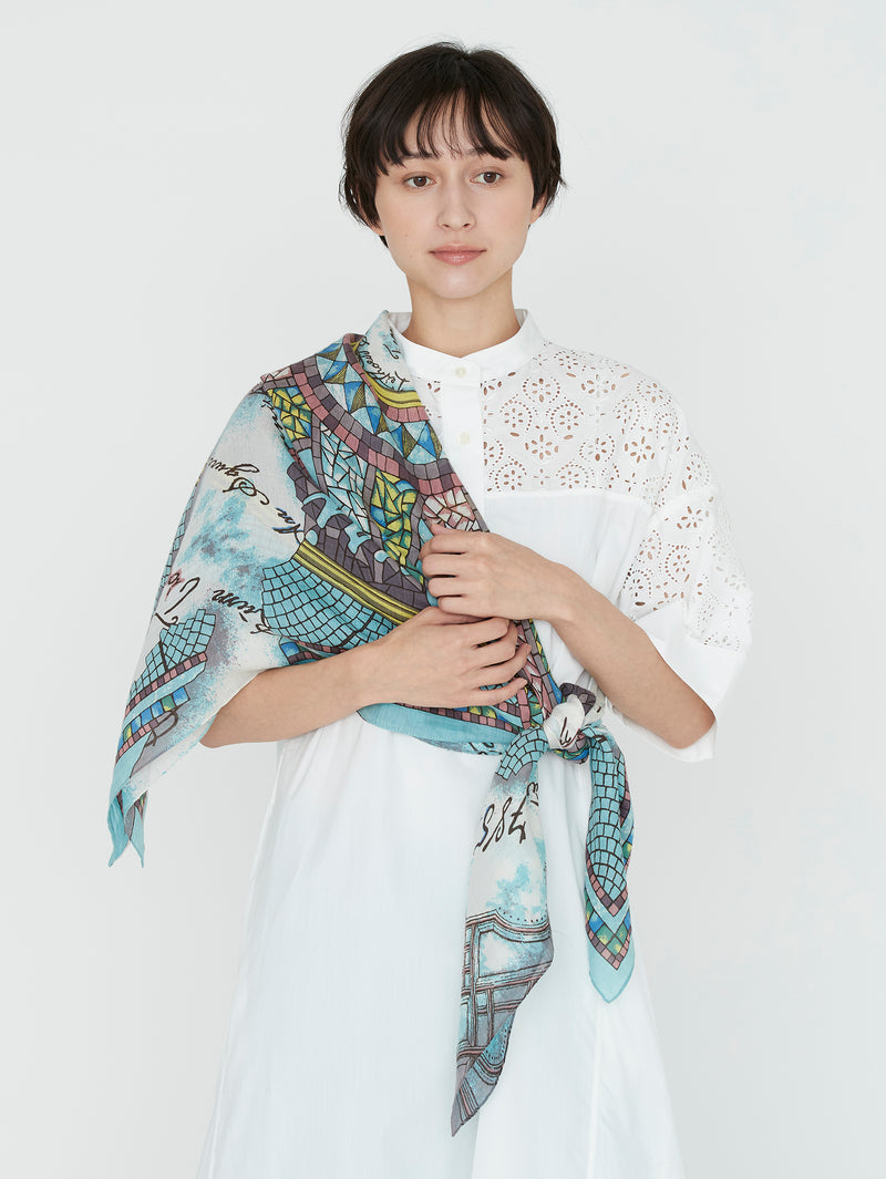 コットンシルクストール120＞ケルズ – manipuri