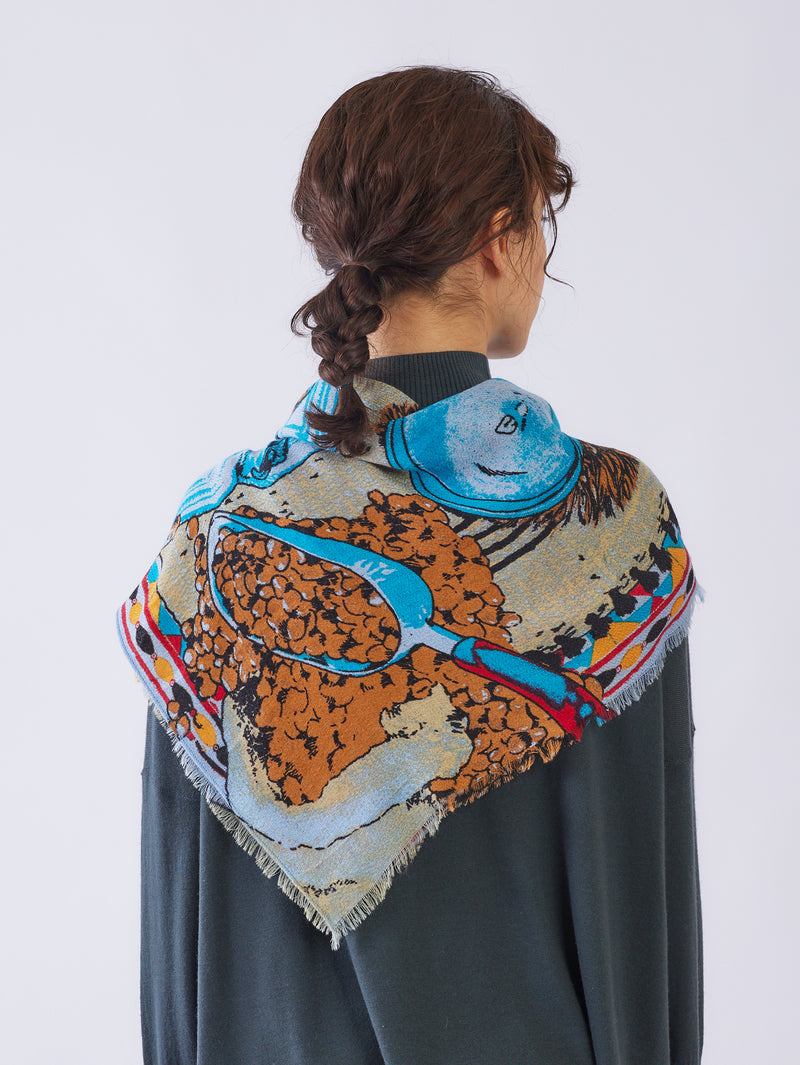 ウールシルクストール120＞コーヒー – manipuri