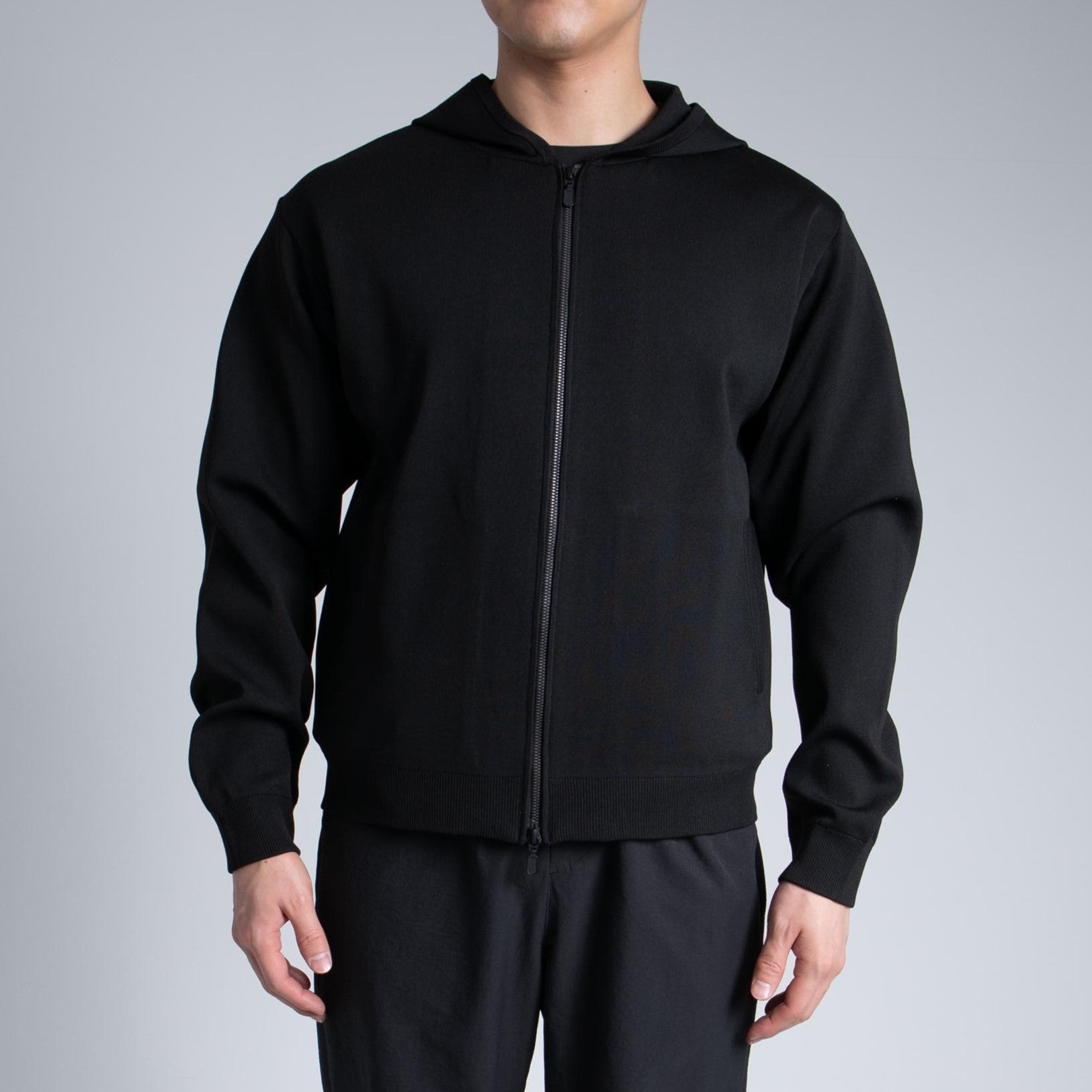 ultimex washable knit zip parka – Macqlo