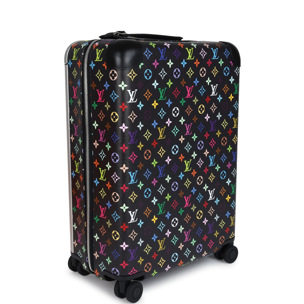 Louis Vuitton X Takashi Murakami Horizon 55 Rolling Suitcase Black Mul