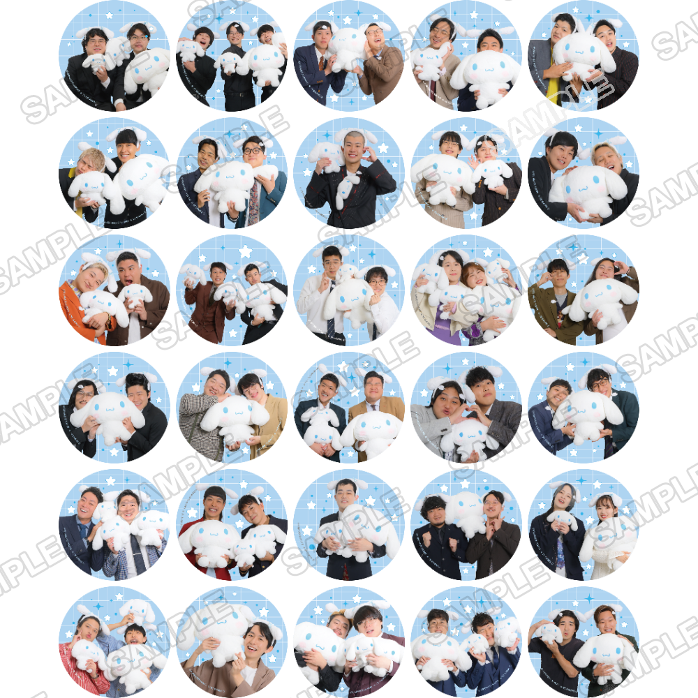 カベポスター マンゲキ × シナモロール ノベルティ ステッカー トレカ