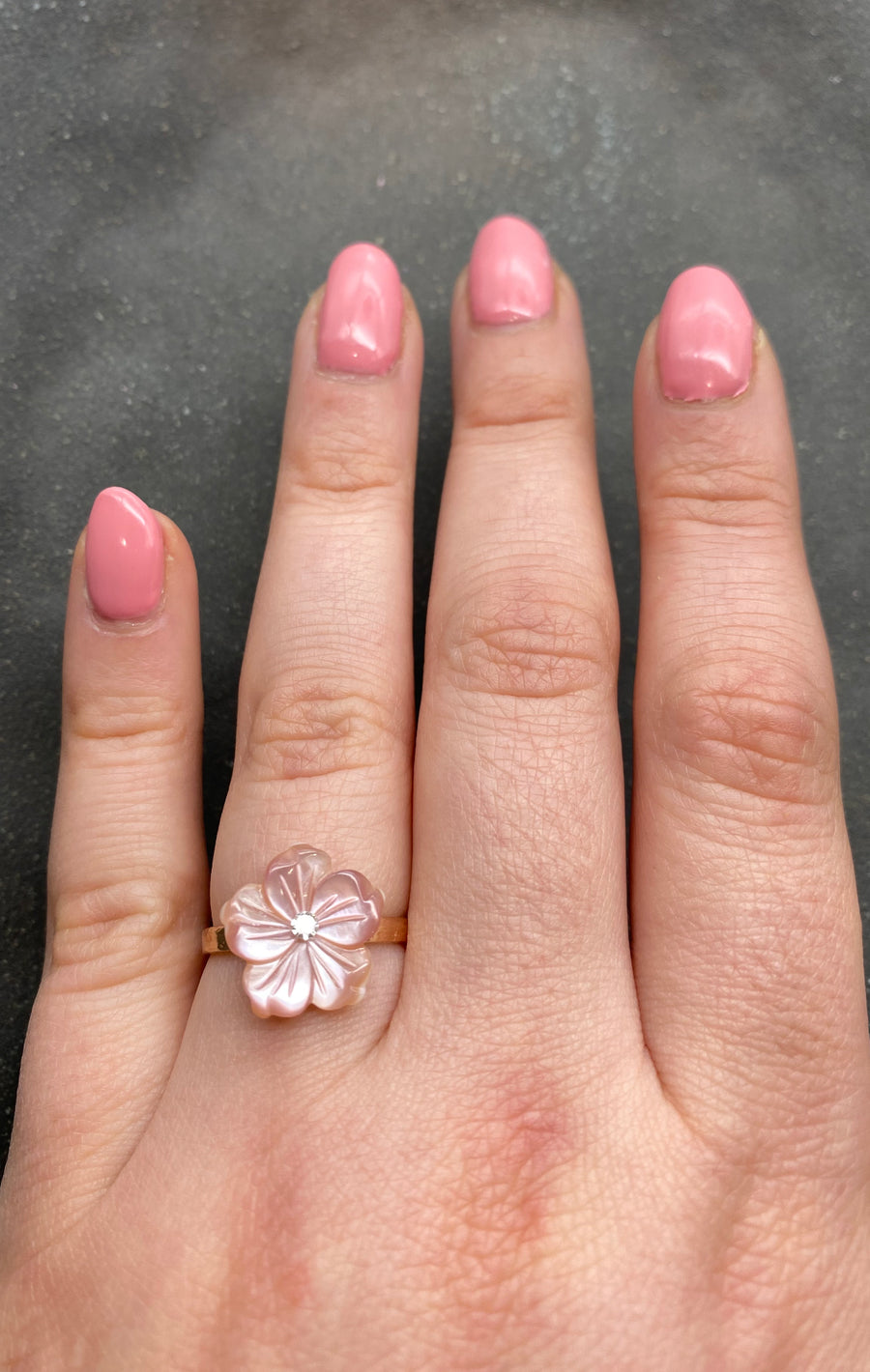 Floating Sakura Ring - Mother of Pearl – Magick Alchemy