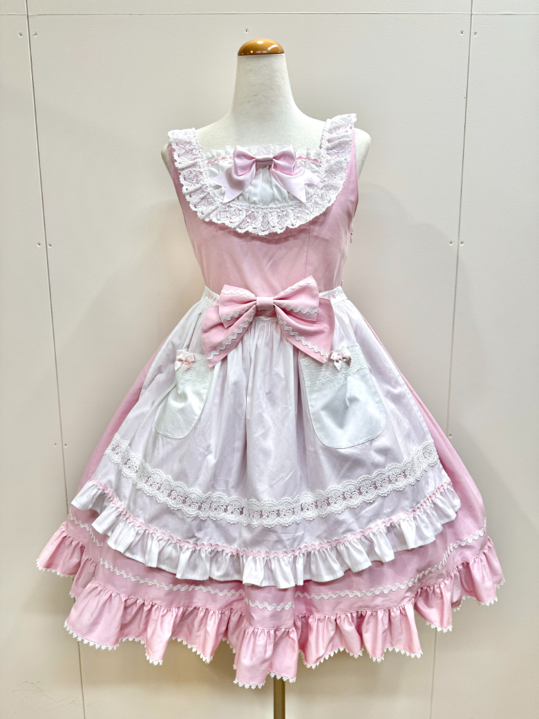 BABY,THE STARS SHINE BRIGHT ローズフルールエプロンジャンパー