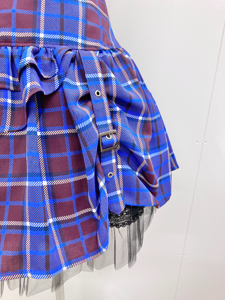 ALICE and the PIRATES タータンチェック柄ヒップボーンミニスカート