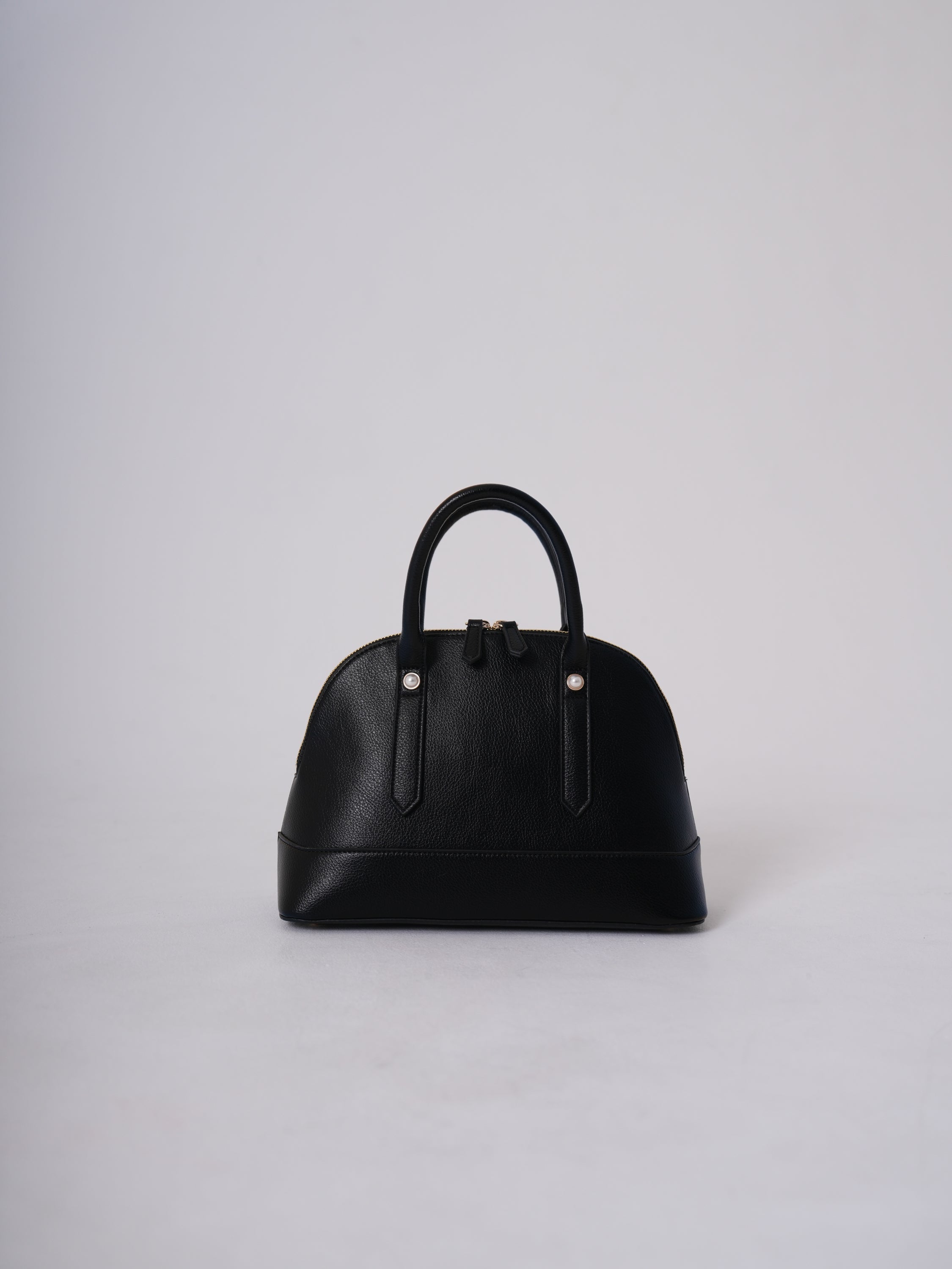 2WAYエコレザーミドルボストンバッグ【リサイクルポリエステル