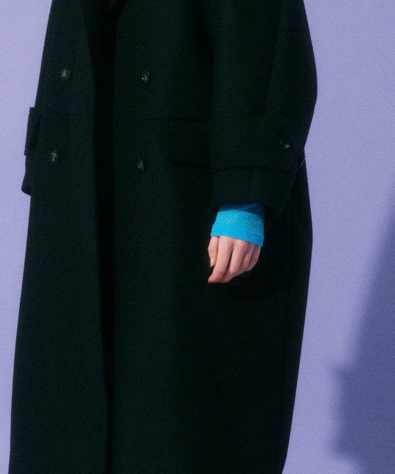 SALE】Super140 Melton Double Coat