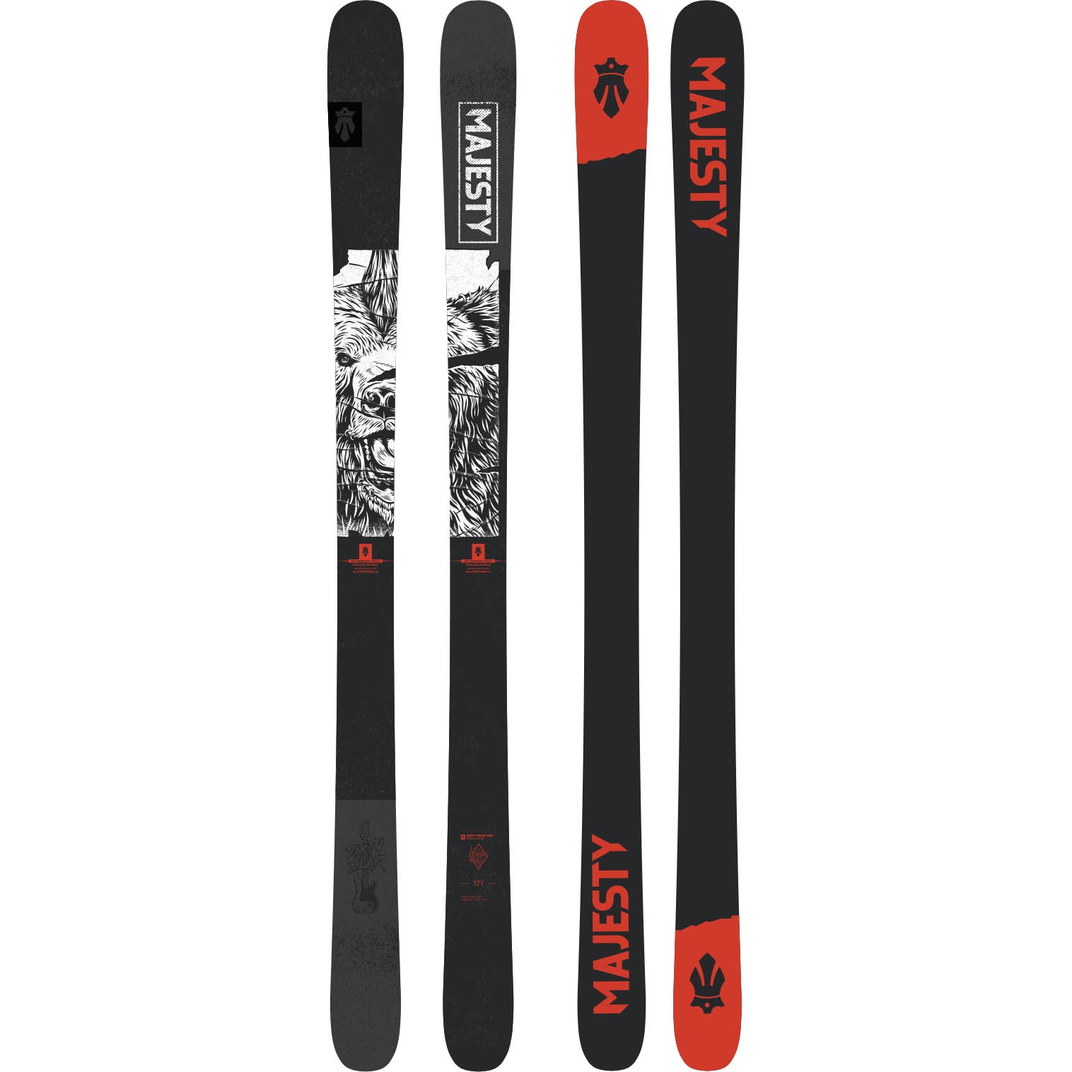 MAJESTY マジェスティ DIRTY BEAR スキー板 182 MAJESTY DIRTY BEAR 169cm