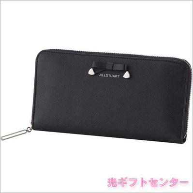 JILL STUART ジルスチュアート ラウンドファスナー長財布 ブラック