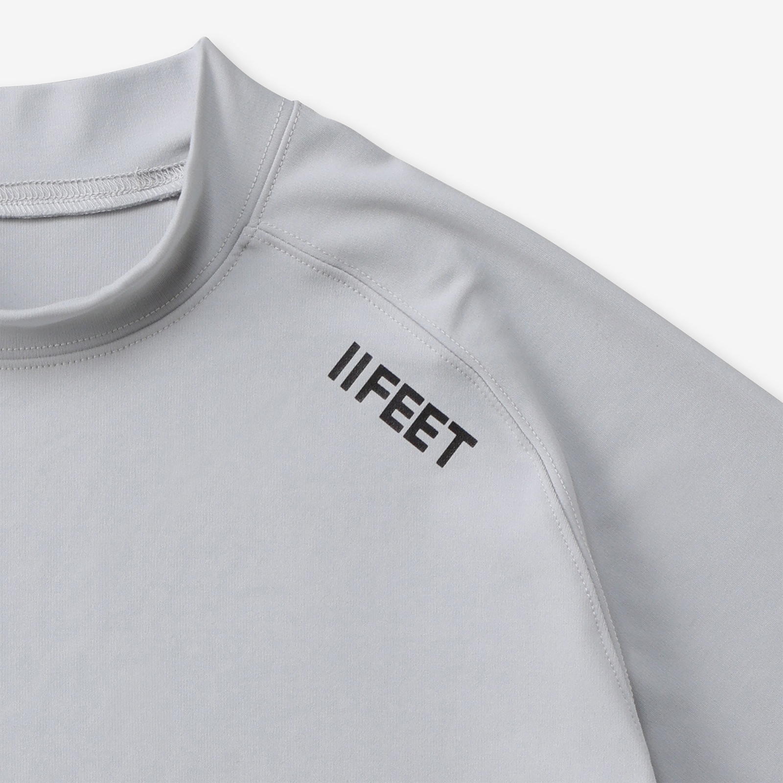 モックネックシャツ グレー&ブラック | メンズ ゴルフウェア | 11FEET