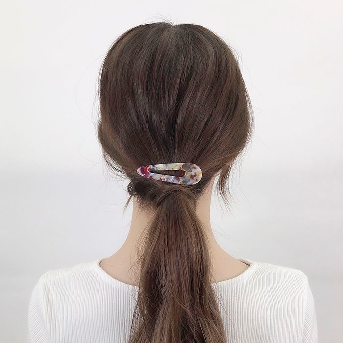 美品/レア色】acca クリップ マーブル 2個セット マルチカラー 美品