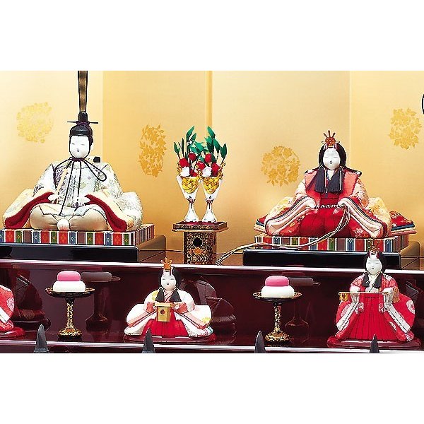 雛人形 木目込み 一秀 ひな人形 十五人飾り 15人 七段飾り 7段