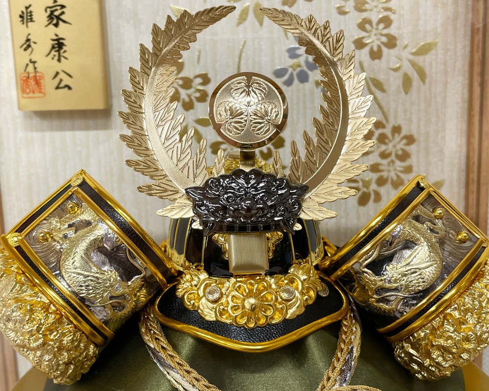 五月人形 コンパクト ケース入り 兜 伊達政宗 上杉謙信 徳川家康 大鍬