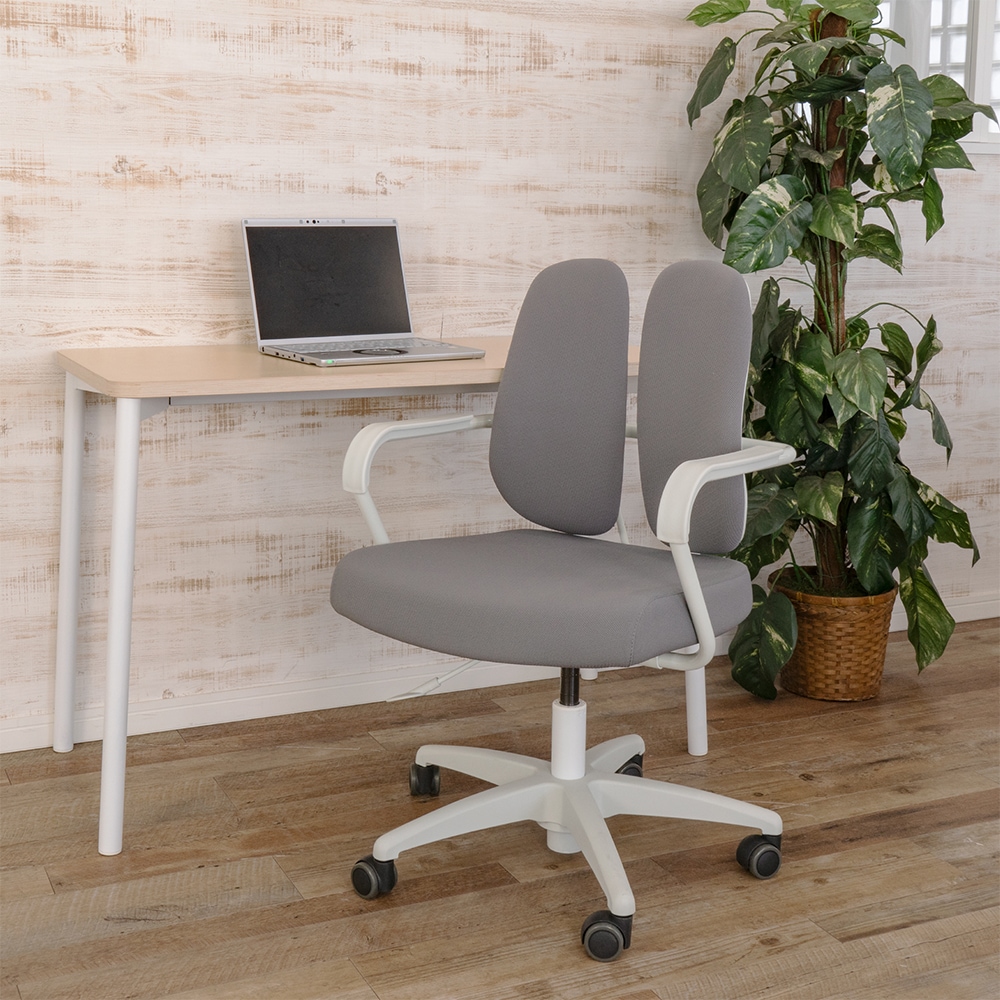 デュオレスト DR-260FW ワークチェア ホワイトフレーム オフィスチェア