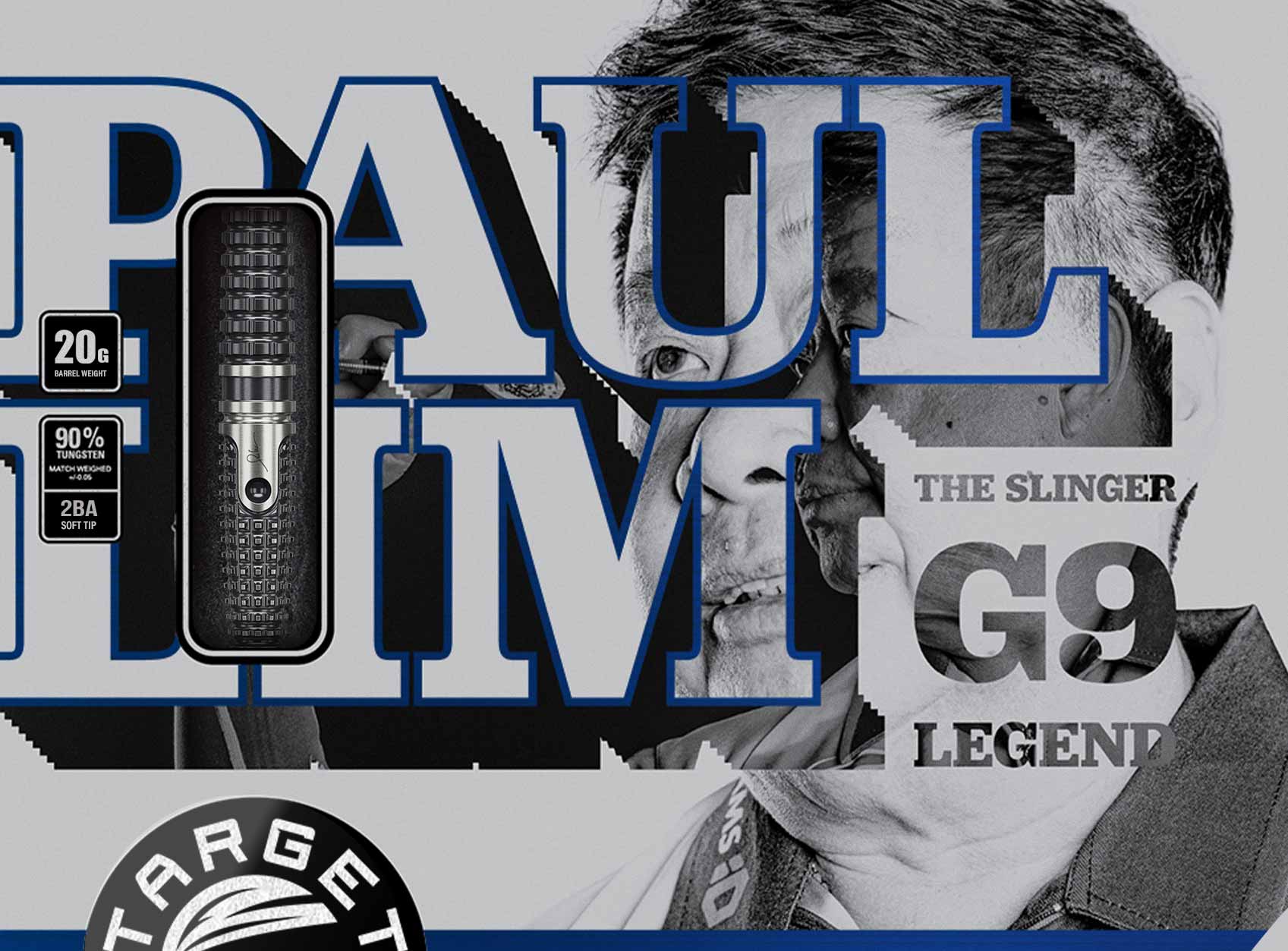 THE LEGEND(ザ・レジェンド）G9 ソフトチップダーツ PAUL LIM（ポール