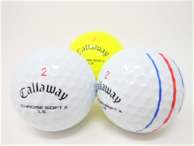 ロストボールキャロウェイ CHROME SOFT X LS '22-'21 モデル混合 特A