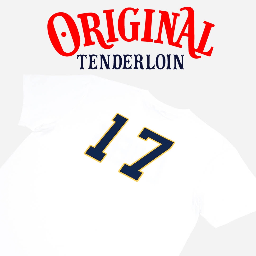 TENDERLOIN CHIEFS 17 T-SHIRTS 5.6oz PREMIUM COTTON 100% WHITE | T
