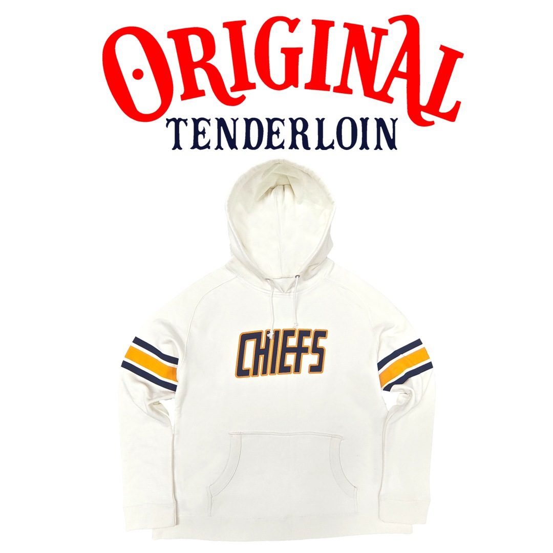 TENDERLOIN CHIEFS HOODIE WHITE | HOODIES | TENDERLOIN テンダーロイン