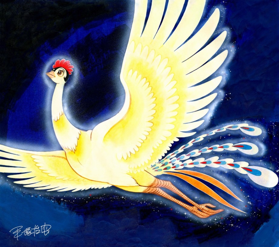 受注生産】限定版画「火の鳥」（キャンバス版）≪2か月以内に発送