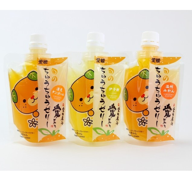 みきゃん ちゅうちゅうゼリー 3個入り（送料別） | 【特集】四国・中国