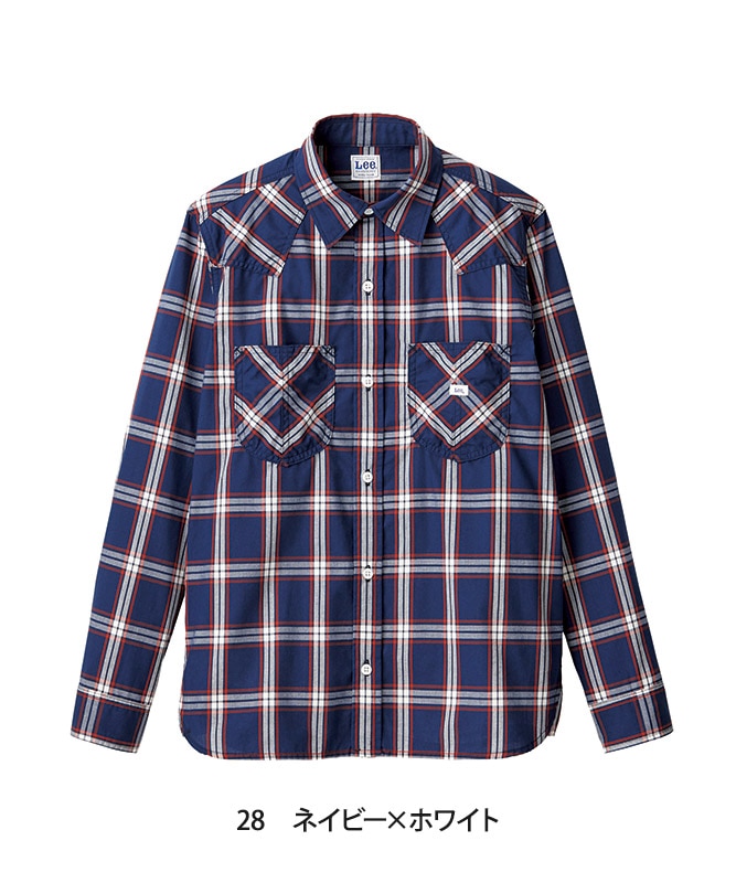 Leeウエスタンチェックシャツ長袖[男性用][ボンマックス製品] LCS46006