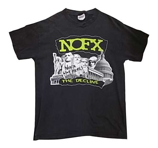 NOFX ノーエフエックス Tシャツ BLACK size:M 【USED ユーズド】【中古