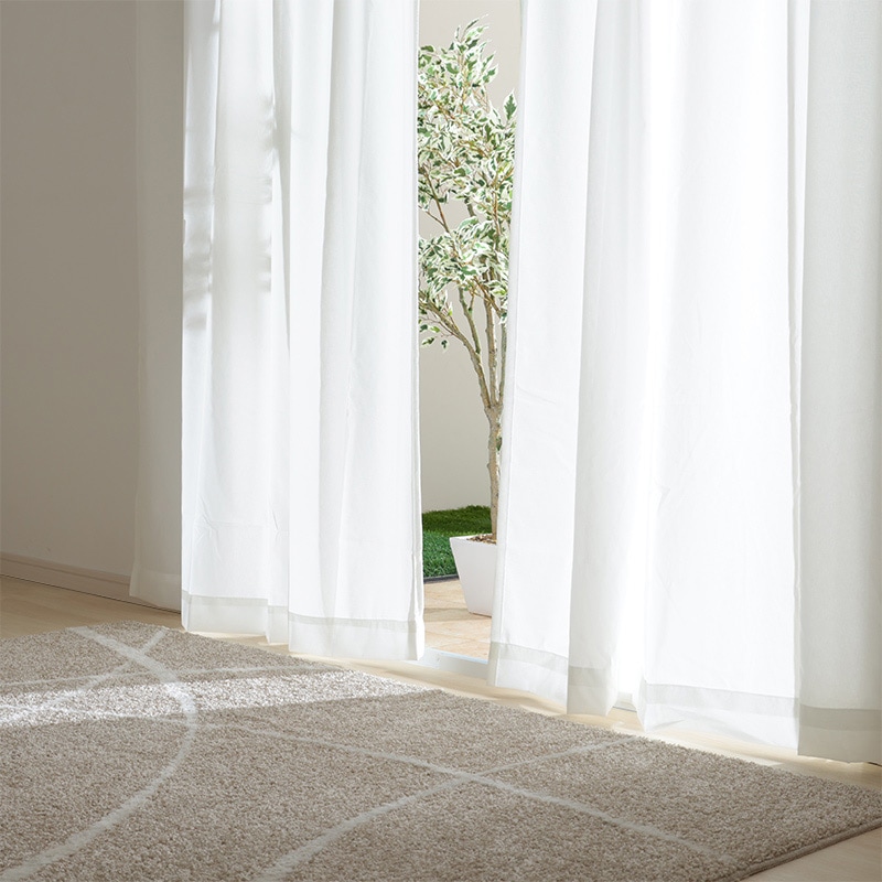 既製レースカーテン ミュー WH ※6サイズ有の通販｜東京インテリア公式通販