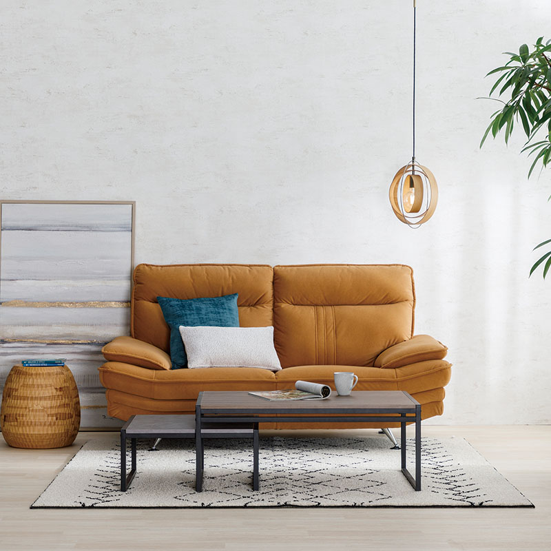 ソファ Nビリー 撥水FAB生地【大型商品配送】2サイズ/2カラーから選べ