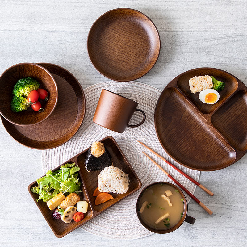 スクエアプレート IF97364木のような抗菌するうつわ BRの通販｜東京