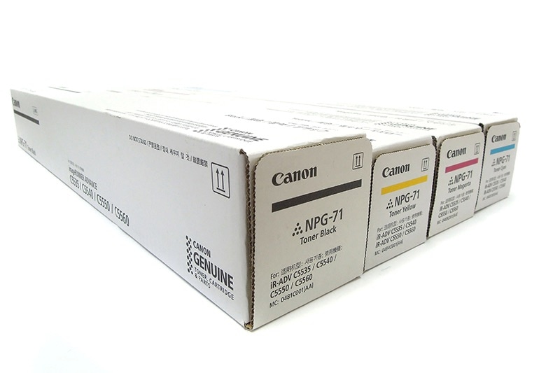 キヤノン Canon NPG-71 4色セット（K、M、C、Y 各1本） 純正品